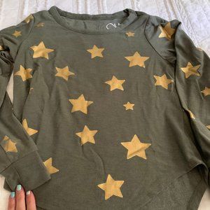 CHASER Gold Star Print Soft Top